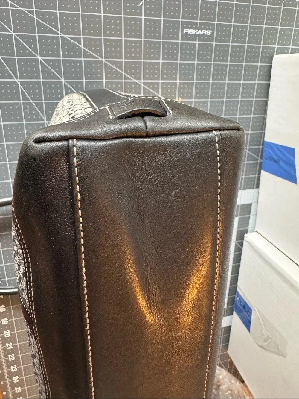 Coach tote signature